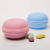 Macaron PP injection injection round candy box mini jewelry receiving plastic box cookies baking crystal clay packaging box