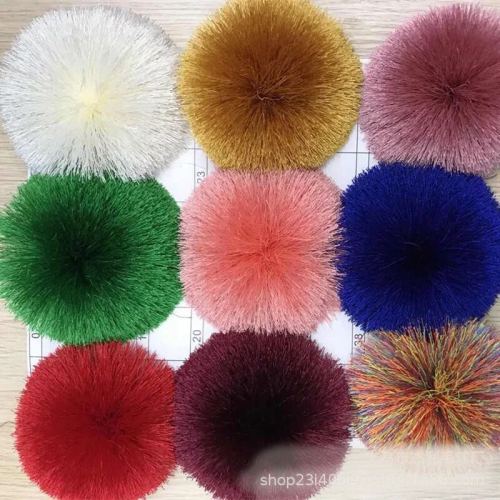 factory direct sales handmade tassel shoes flower， embroidery thread hair ball