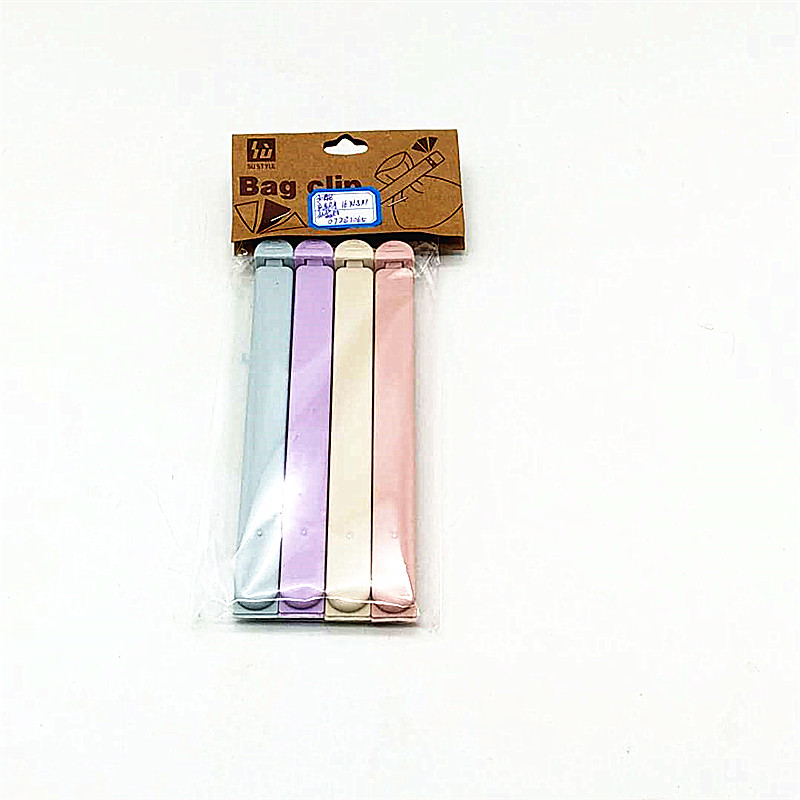 Food Bag candy color seal clip snack Bag color seal clip cof...