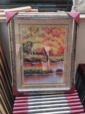 厂家直销卡纸画 装饰画 ps框画 打印油画支持各定制_义乌市迪菏相框