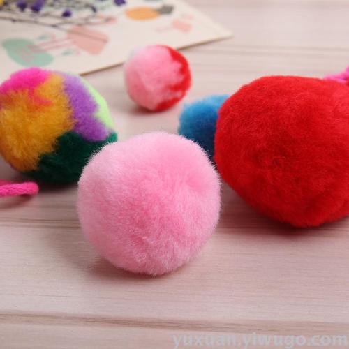 Acrylic Fur Ball Pompons Christmas Colorful Scarf Clothing Accessories