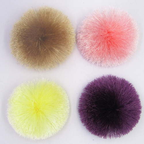 factory direct sales hair ball tassel polyester embroidery diy shoe flower accessories hair ball tassel shoe flower wholesale