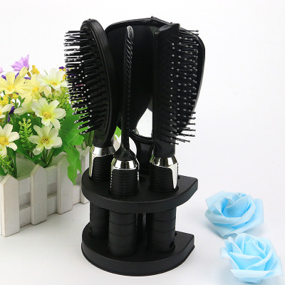 Cross-border sources promotional gifts gifts comb mirror 4 sets hairdressing salon supplies comb 4 sets