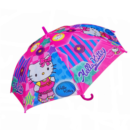 umbrella wholesale hot heat transfer children‘s long umbrella 19-inch 50cm polyester cloth cartoon children‘s umbrella automatically open