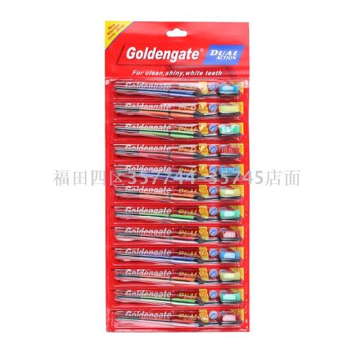 Foreign Trade GoldenGate 095d Hanging Toothbrush Bristle in a Box of 1200 Pieces