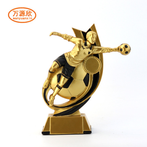 Factory Wholesale Resin Goalkeeper Series Trophy Resin Crafts Hx1620