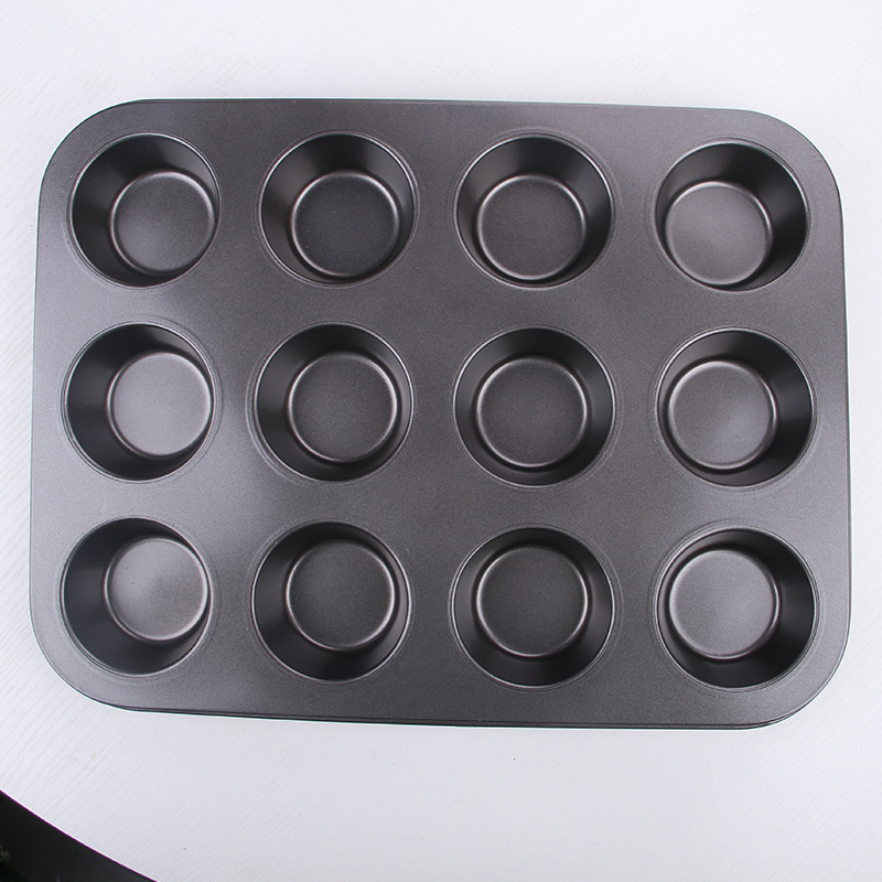 12 even Baking molds hole round Cake molds do not touch the...