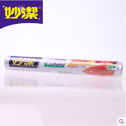 Miaojie Plastic Wrap 30 M Economical Pack M100E-N Food Preservation Refrigerator Microwave Oven