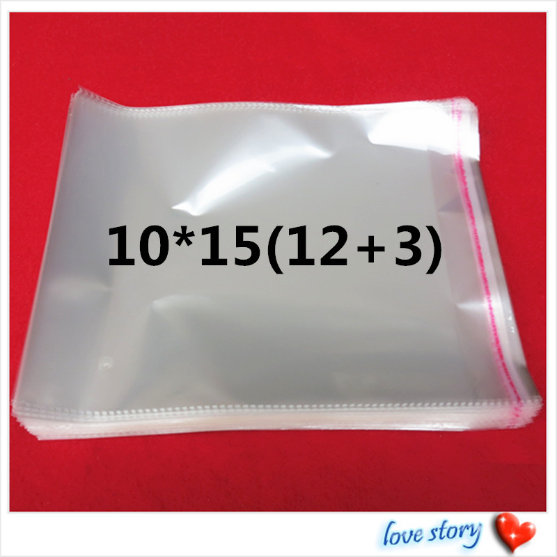 OPP Self-Adhesive Sticker Closure Bags 10*15 Card Bag Hairpi...