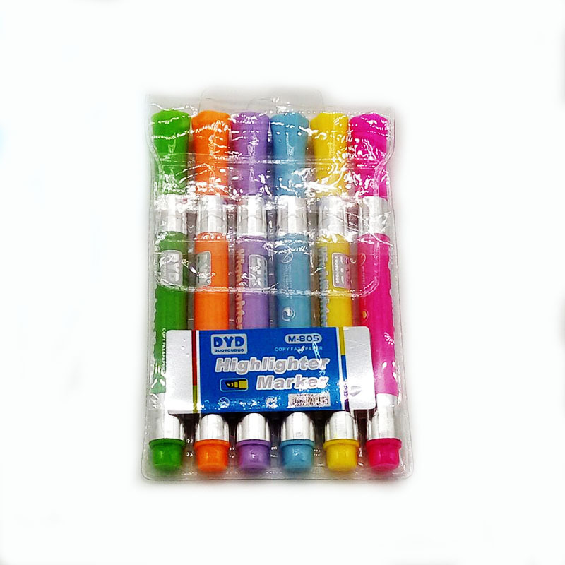 Supply DYD student pen heat transfer film highlighter nite writer pen marking pen