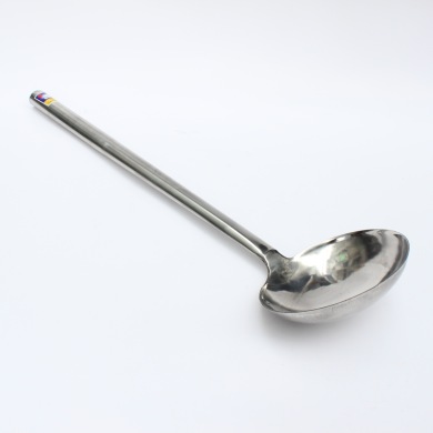 6两钢勺 厨房用品不锈钢烹饪勺不锈钢厨具揭阳304不锈钢长柄勺子