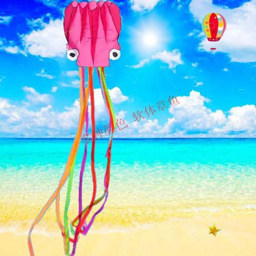 weifang kite new river soft octopus octopus kite breeze easy fly factory direct sales
