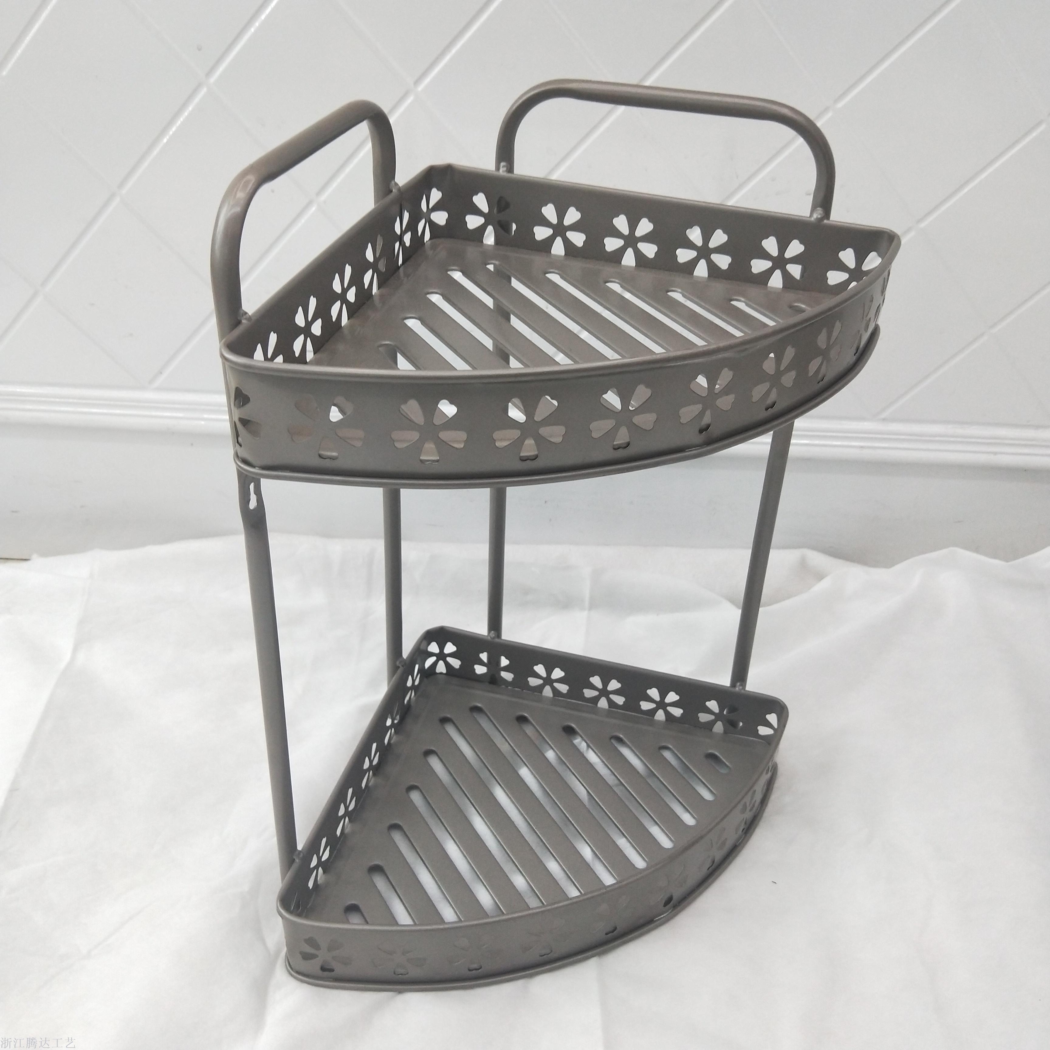 浴室厨房置物架铁质用品扇形