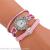 New diamond-encrusted flower ladies winding knitting ethnic wind watches