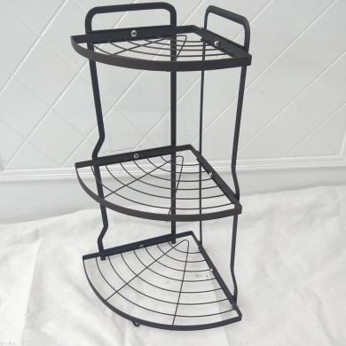 浴室厨房置物架铁质用品扇形