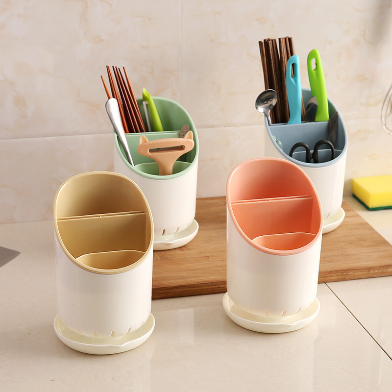 Creative chopsticks tube household kitchen waterdrop chopsticks cage tableware storage and arrangeme