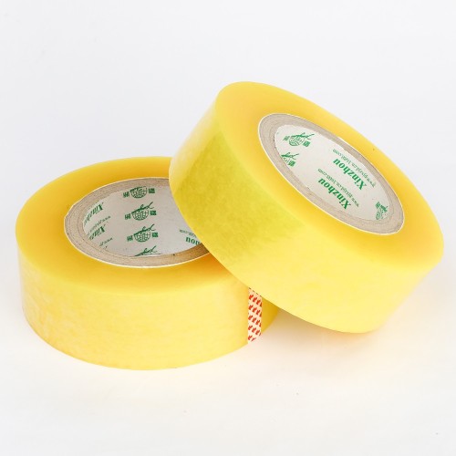 xinzhou tape 50200 model transparent yellow sealing tape， transparent tape， office stationery adhesive tape