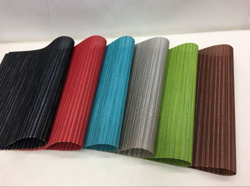 New Thickened European-Style Heat Proof Mat Placemat Plate Mat Coasters Bold Stripes Bamboo Joint