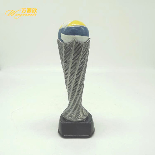 sports award trophy resin volleyball craft gift commemorative decoration all kinds of resin high-end trophy