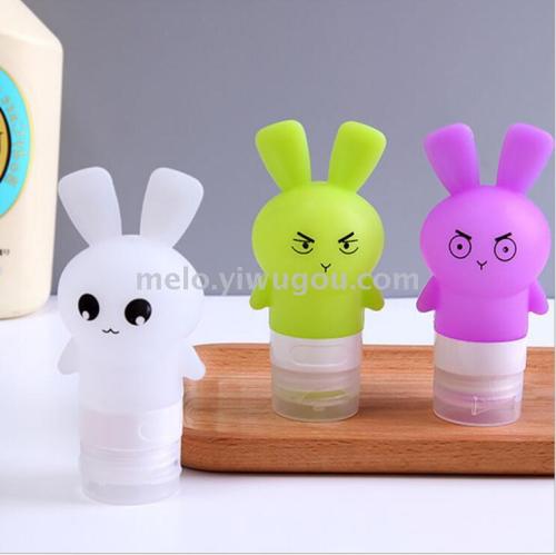 bunny portable travel silica gel packaging bottle， spray bottle sub-bottle （75ml）