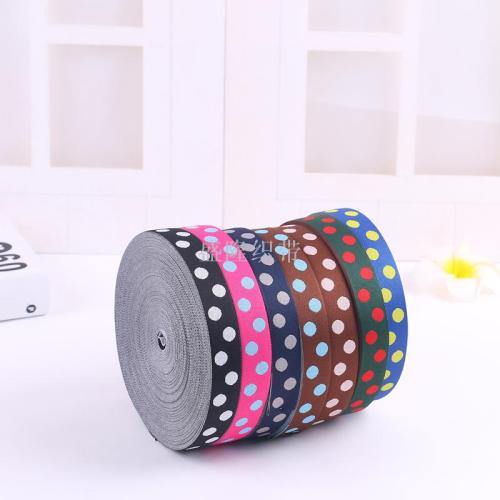 travel shang 25mm printed polyester ribbon bow ribbon luggage clothing accessories diy material