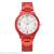Ins personality plating color ladies simple steel belt fashion watch