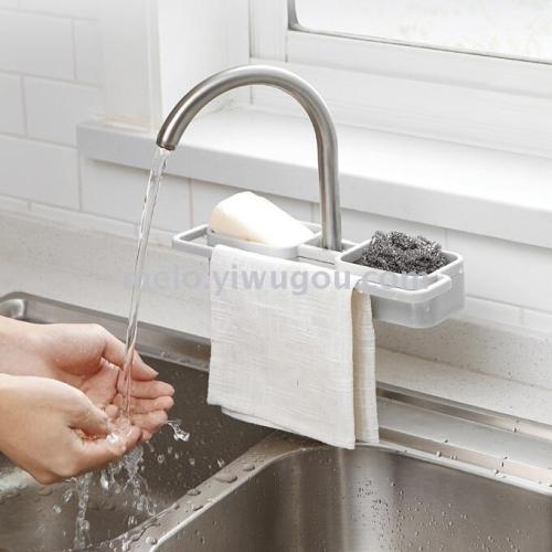 Sink Racks Hanging on a Faucet