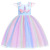 Girls' dress amazon hot sale children's wear European style children's dress Christmas full dress bubble skirt 