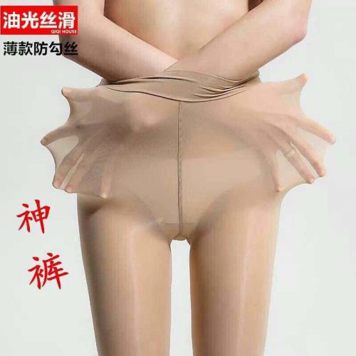 popular silk leggings ultra-thin leg-shaping anti-snagging