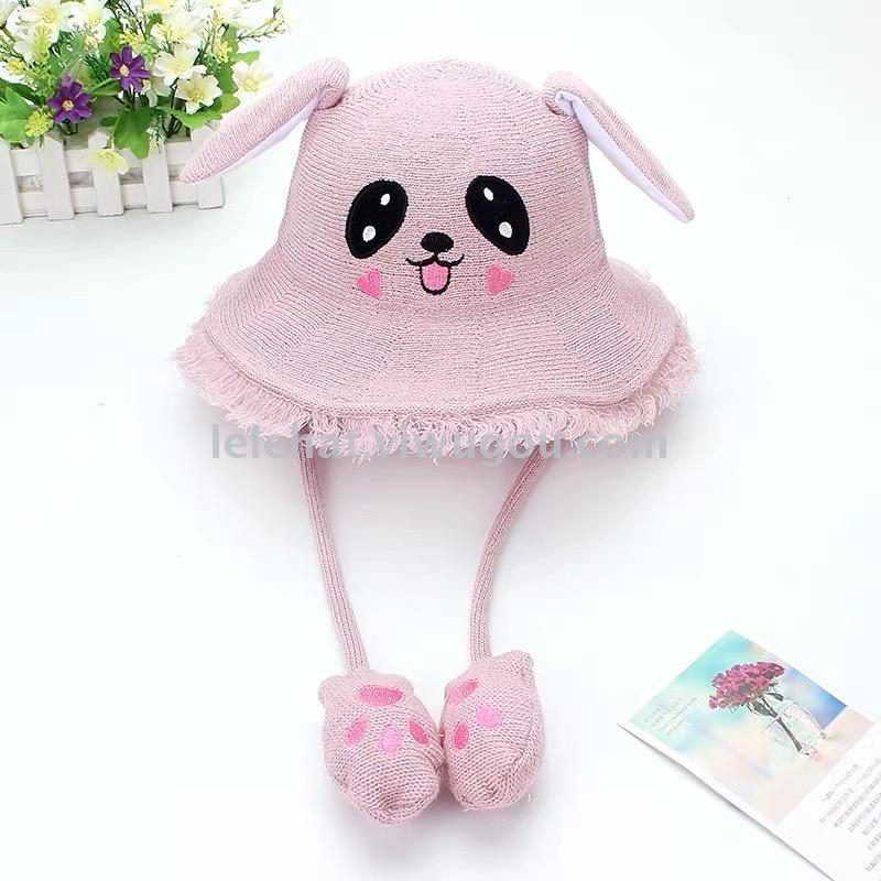 Baby Bucket hat Sun-shading Rabbit Straw Hat