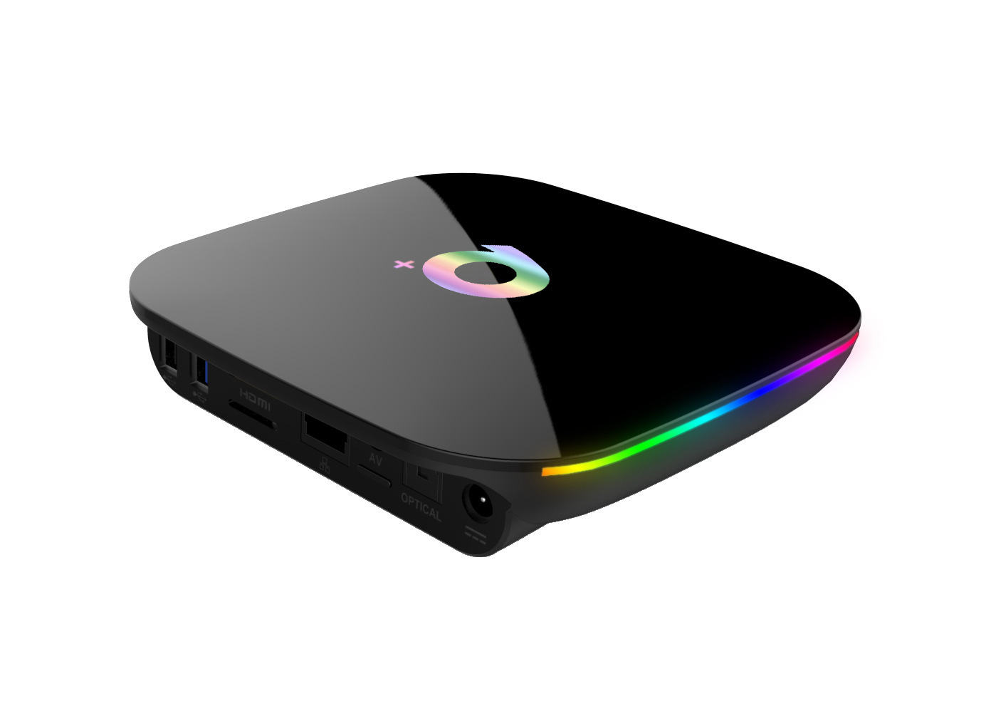 q plus box 网络播放器安卓电视盒 tv box 全志h6 4g/64gwifi bt_舟全