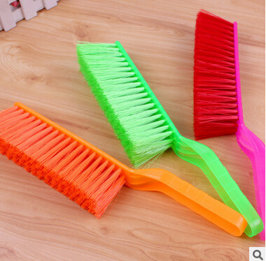 New Convenient Thickened Plastic Curved Handle Cleaning Brush Plastic Bed Brush Daily Necessities Household Cleaning Brush Wholesale