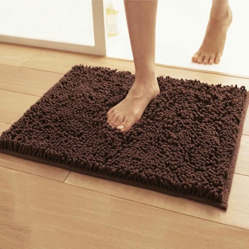 Factory Direct Chenille Floor Mat Bedroom Kitchen Living Room Carpet Microfiber Bathroom Entrance Non-Slip Floor Mat Foot Mat