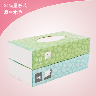 Box creative Pulp paper Extraction paper Processing Custom Napkins Manufacturers wholesale household toilet paper