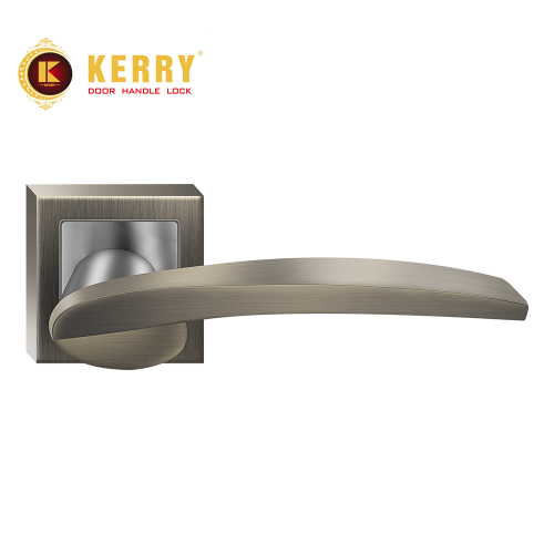 Kerry Square Split Lock Bronze AB/SN Indoor Wooden Door Lock