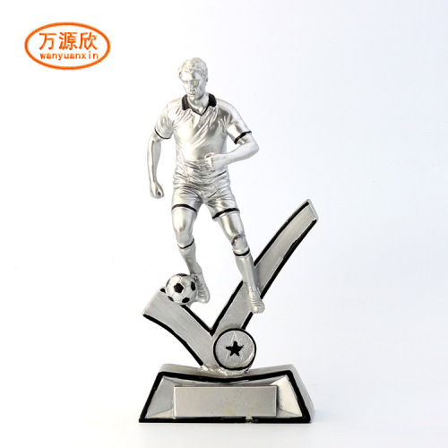 New Football Character Trophy Resin Crafts Football Match Award Prize Hx1981