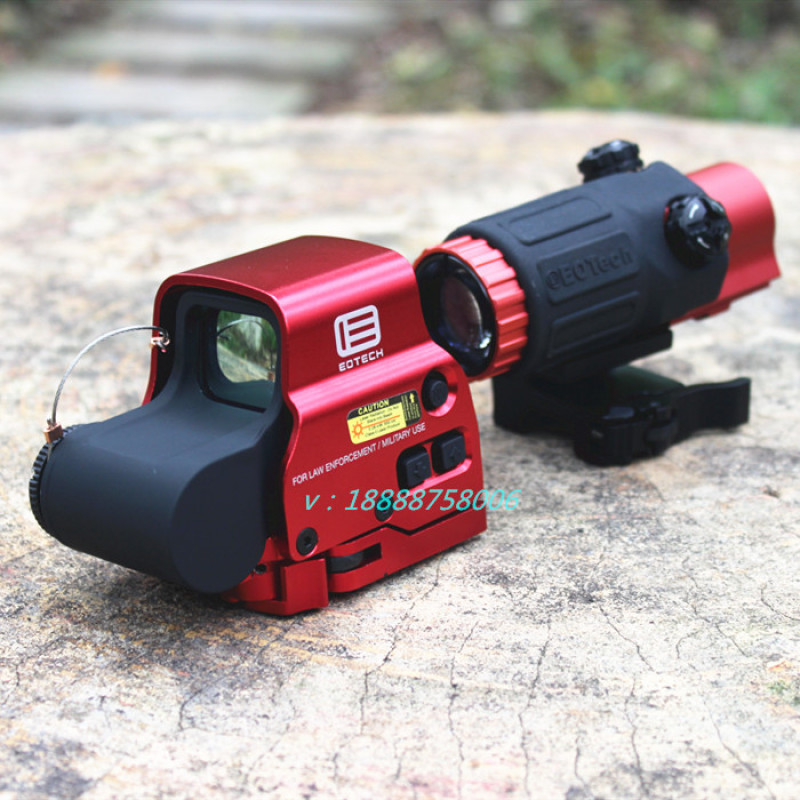 hhs全息瞄准镜 558 g33红色套装内红点增倍镜水弹瞄准器_义乌市钻途