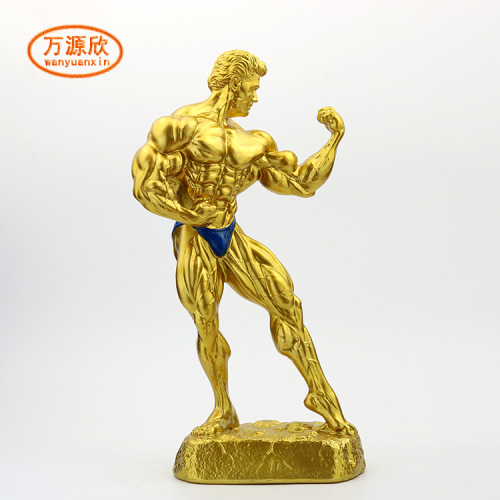 Mr. Bodybuilding Trophy Resin Crafts Strength Sports Bodybuilding Trophy Factory Customized