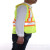 Shiny reflective vest construction workers summer work clothes breathable road safety clothing multi-pocket multi-function