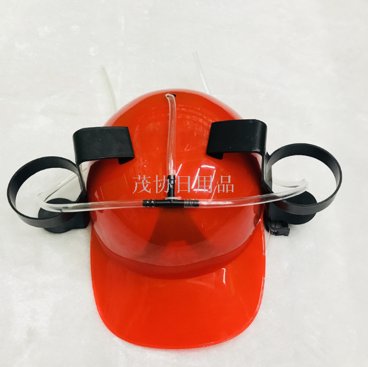 Drinking HAT creative lazy people drink beer Straw HAT helme...