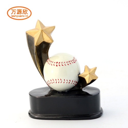 baseball trophy school award trophy resin crafts engraving is possible hx3646