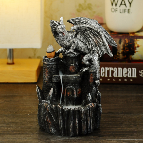 Nordic Home Decorations and Accessories Backflow Incense Burner Resin Crafts Dinosaur Creative Incense Crafts Wholesale