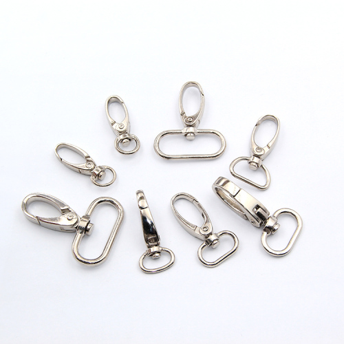 zinc alloy buckles keychain high quality key ring accessories belt buckle backpack buckle olive-shape buckle gold rotating buckle