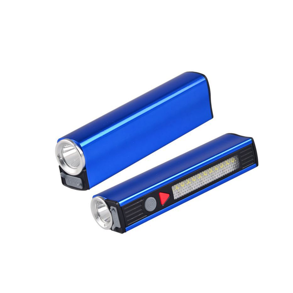 Power Bank Flashlight USB Charging Emergency Multi-Purpose Flashlight Warning Light with Alarm Sound