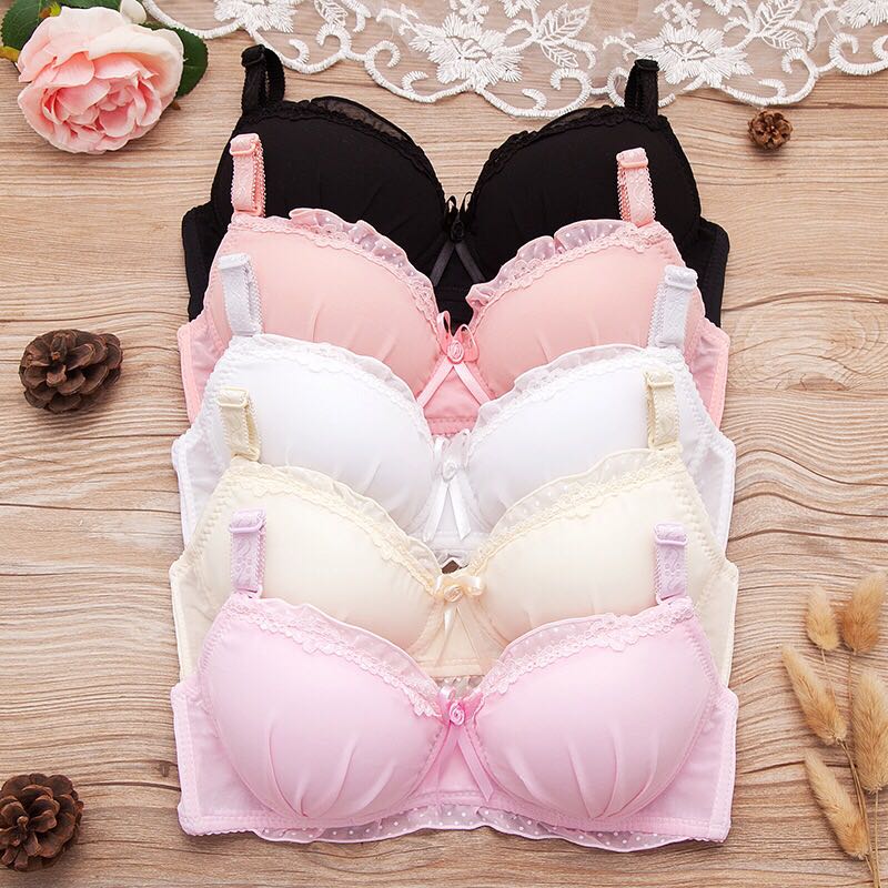 pure color small pure and fresh bud silk girl