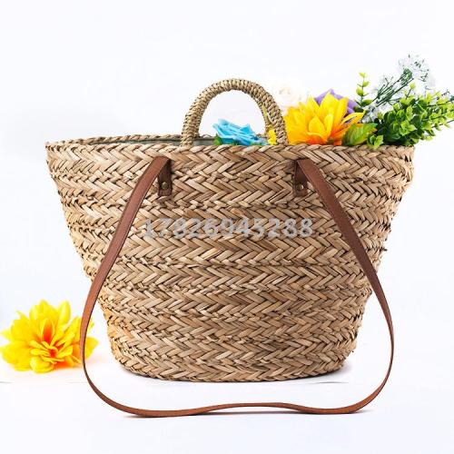 Summer Fashion Casual High Quality Craft Straw Woven Holiday Woven Handbag