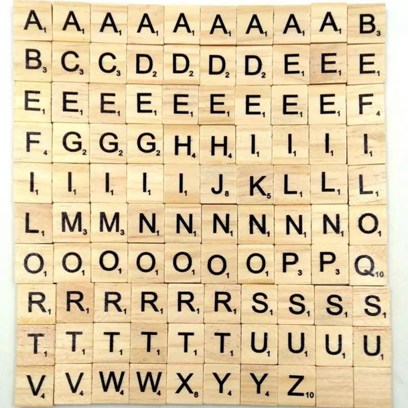 Supply Word Scrapbook Scrabble Game Alphanumeric Tile Wood Block Home Diy Craft Supply Word Scrapbook Scrabble Game Alphanumeric Tile Wood Block Home Diy Craft