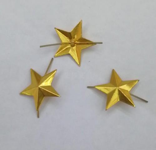 Factory Direct Sales All Kinds of Paint Five-Pointed Star Epoxy Russia five-Pointed Star Badge Badge 
