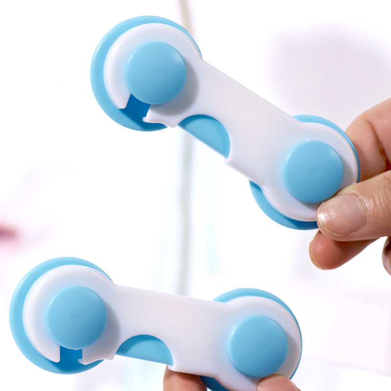 Dudu bear children's safety multi-function baby safety lock anti-clamp hand drawer door to open