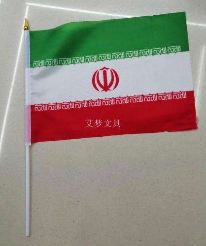 Factory Sales Spot Iran Flag Small Flag Hand Signal Flag